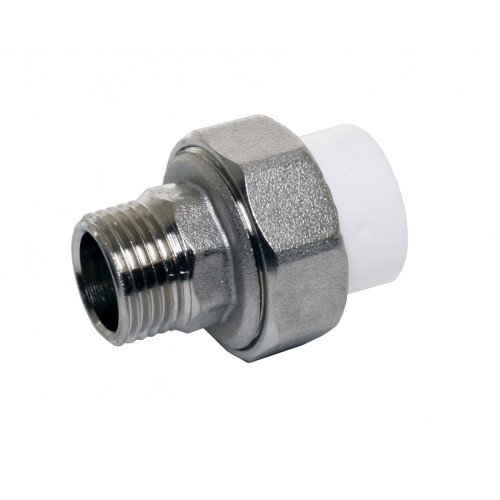 Муфта PP-R 20х 1/2 НР разъемная (американка) ( Pro Aqua )1/25/125