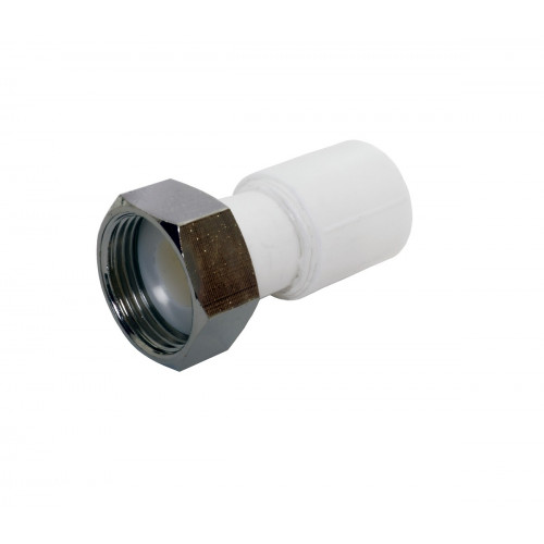 Патрубок PP-R с накидной гайкой 25х1 ( Pro Aqua ) 1/100