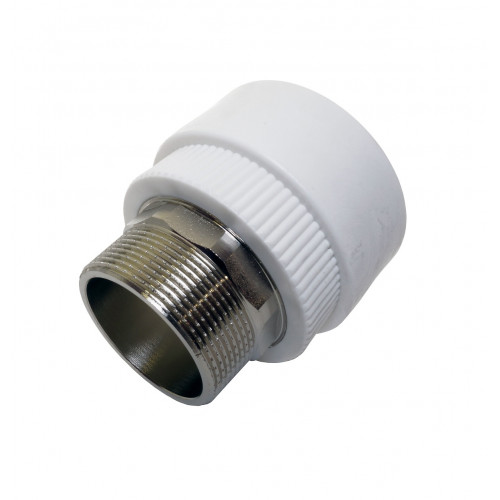 Муфта PP-R  63х2 НР комбинир-ая ( Pro Aqua ) 1/2/12