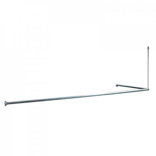 Карниз угловой хром Элеганте (Elegante) 050A200I14 IDDIS