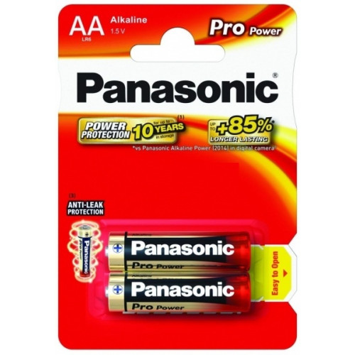 Элемент питания Panasonic POWER LR06/2BP (пальчик) за 2 шт 03989  НЗ