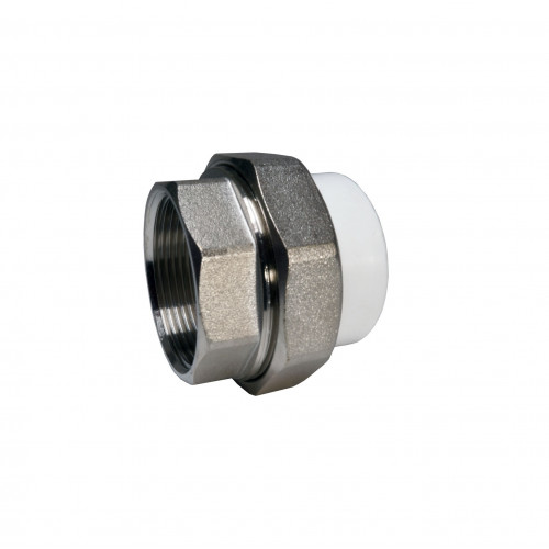 Муфта PP-R 40х1 1/2 ВР разъемная (американка) ( Pro Aqua ) 1/5/20
