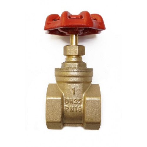 Задвижка латунь 1" (LL4030 (light type)1",TIM DN-25)