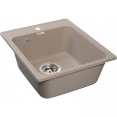 Мойка комп.Granfest QUARZ 17 GF-Z 420*480 Песок  без сифона
