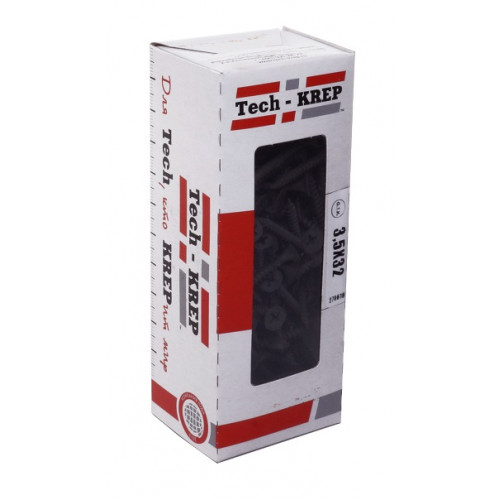 Саморез ШСГМ по металлу 3,5х32 (200 шт) - коробка с ок. Tech-Krep 102699