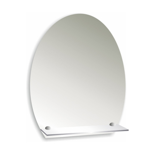 Зеркало Mixline  500х575 "Уют" с полкой