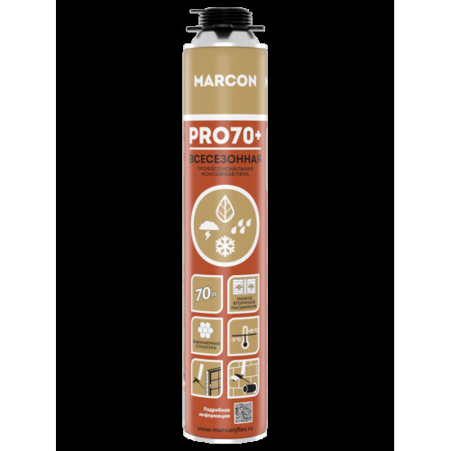 Пена монтажная Marcon Pro 70+ 900 мл всесезон.,проф