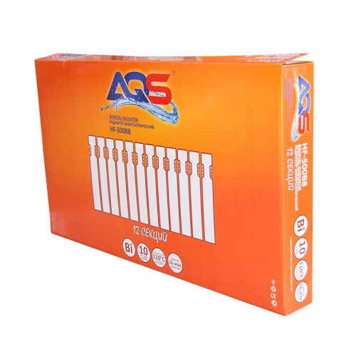 Радиатор биметалл " AQS "С4 BM 500/100-12  34105
