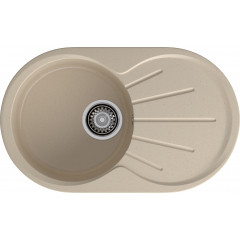 Мойка комп.Granfest Rondo GF-R750L Кашемир овальная (750х460) с сифоном  НЗ