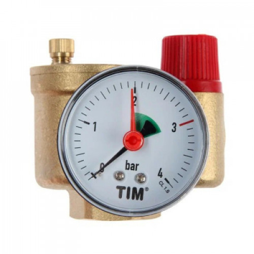 Группа безопасности "TIM", 1"для котла(классик),3атм JH1023-3 1/12